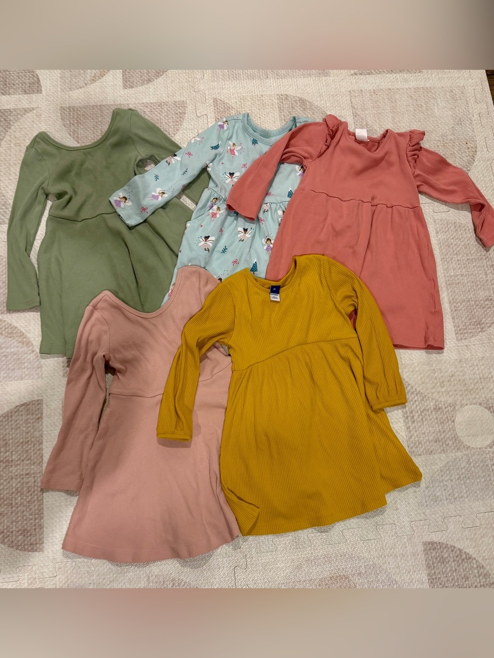 Girls 2T Long Sleeve Dress Bundle